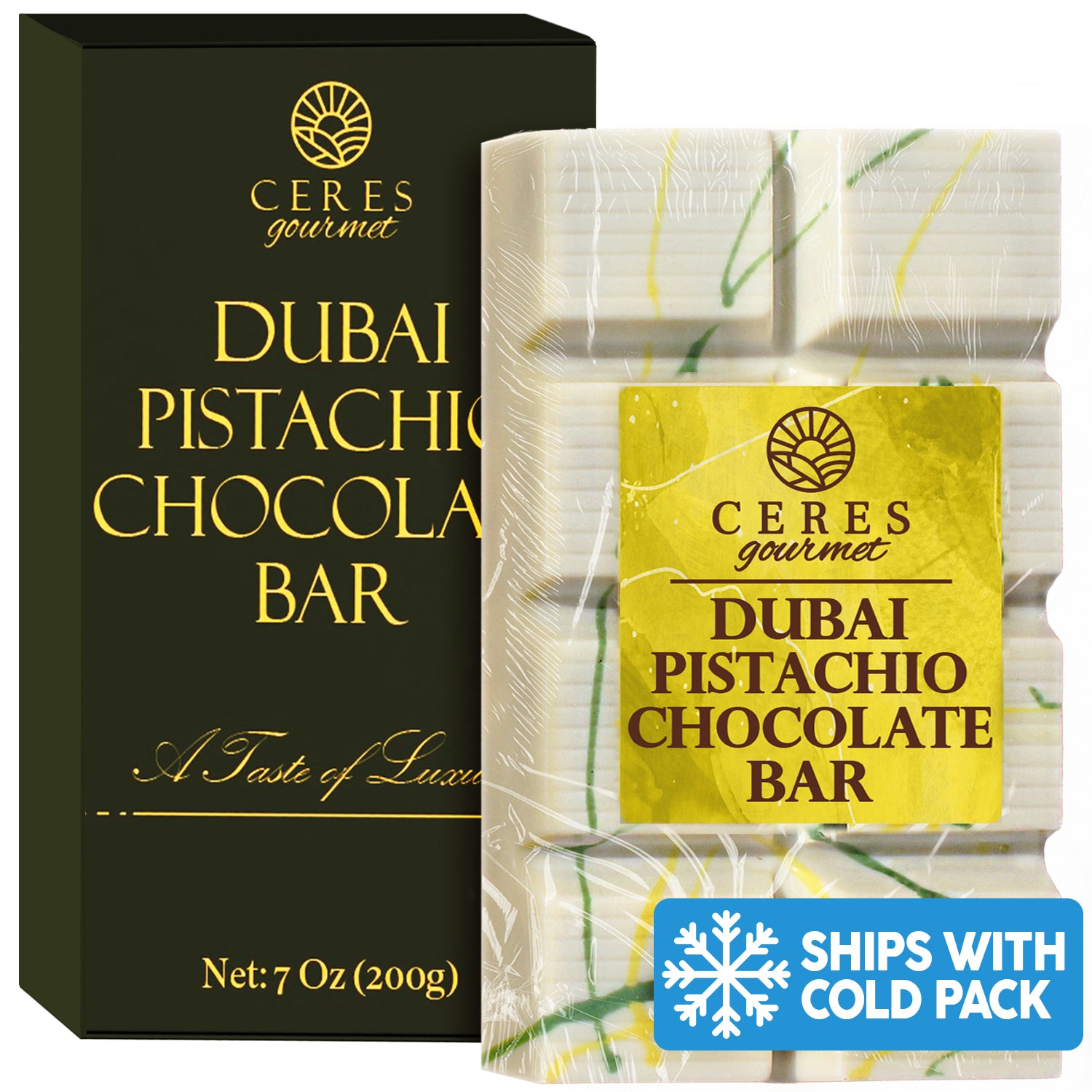 Dubai Chocolate Bar Pistachio with Kataifi