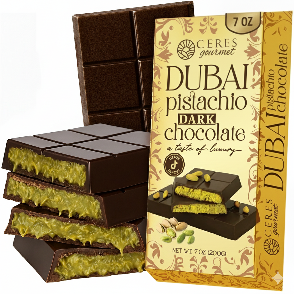 Dubai Chocolate Bar Pistachio with Kataifi