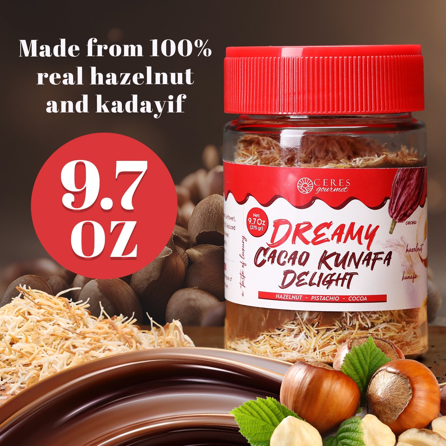 Hazelnut & Phyllo Spread