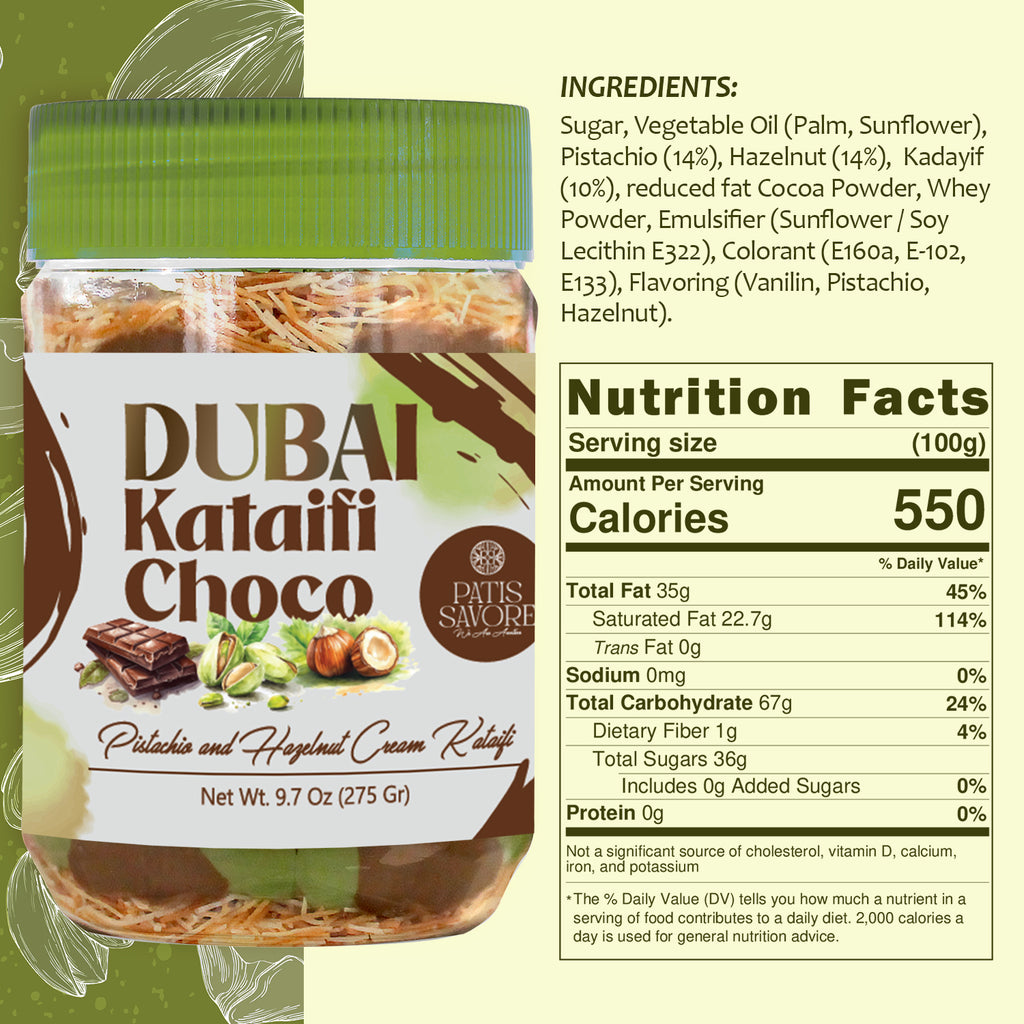Dubai Chocolate Jar